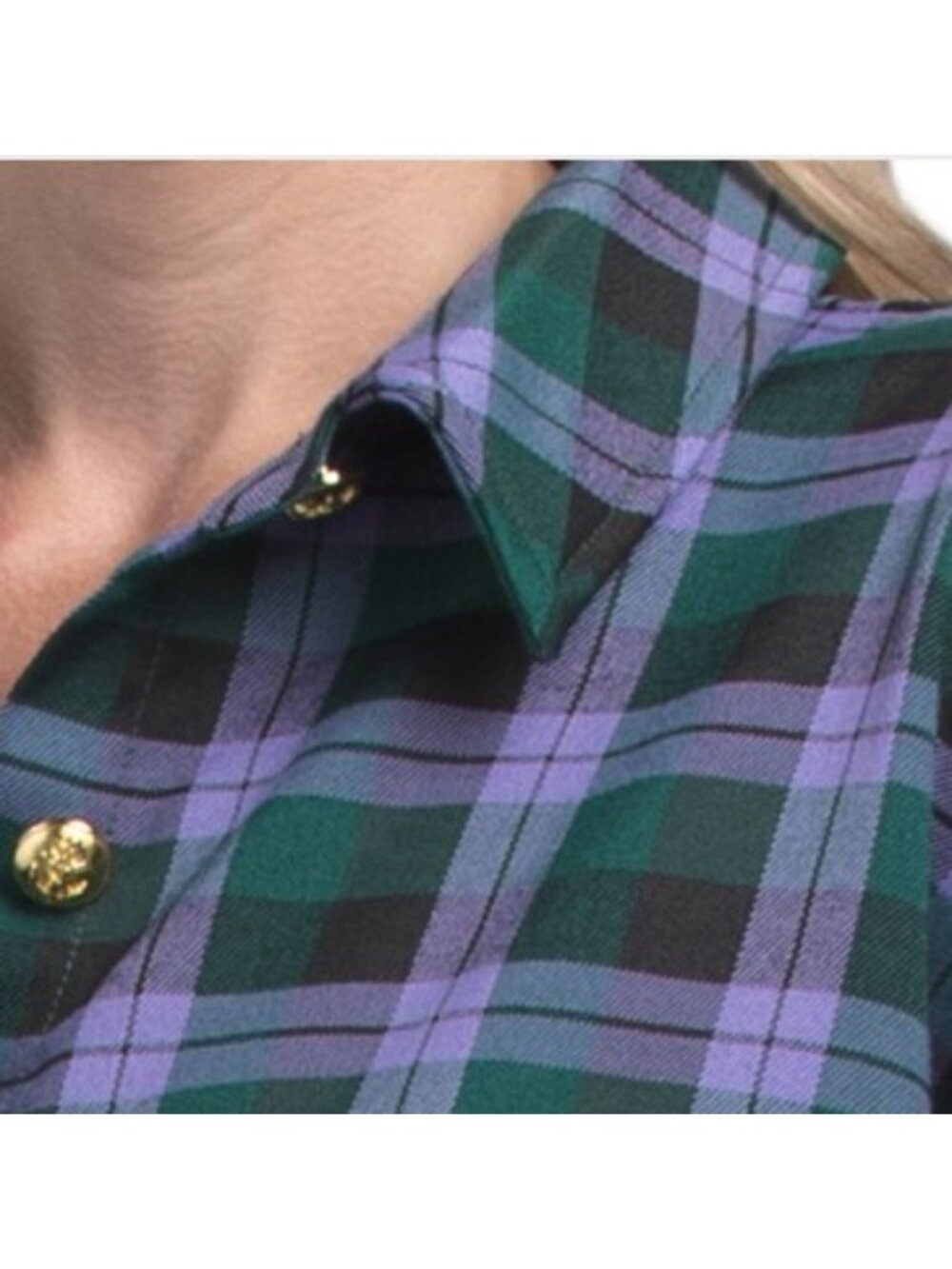 ENGLISH FACTORY Checkered Shacket - Picture 3 of 4